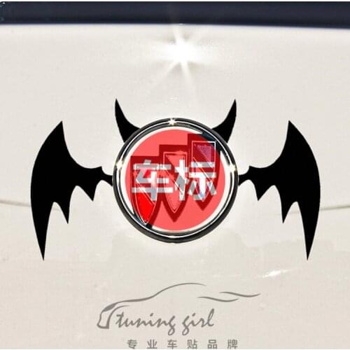 Car Stickers Bat Funny Creative Decoration Decals For Mazda Logo Trunk Auto Tuning Styling Vinyls D40