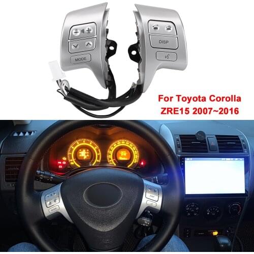 Bluetooth Steering Wheel Control 84250-02200 Auto Replacement Audio Switch For Toyota Corolla ZRE15 2007 ~2016 Car Accessories