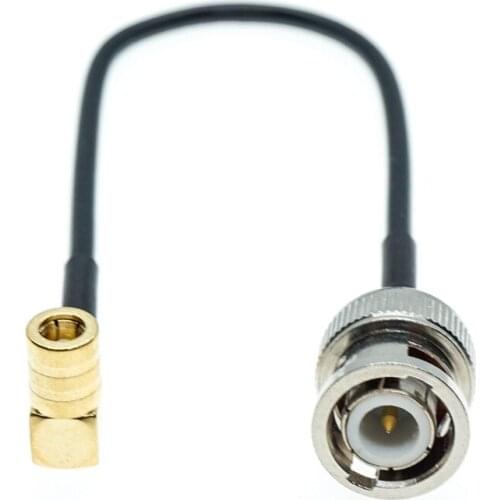 BNC Male to SMB Female Right angle connector Coax RF Pigtail FPV Jumper Cable RG174