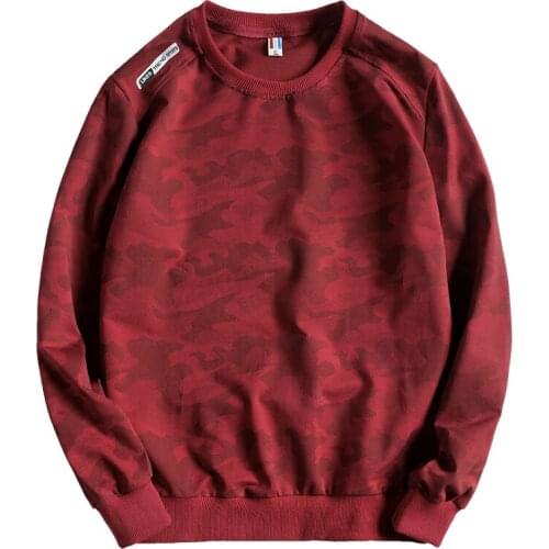 COMLION Mens Camouflage Hoodies