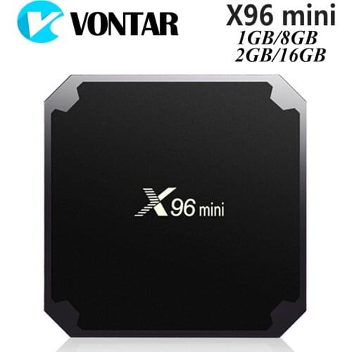 Ship from france X96 mini 10pcs/lot X96mini 2GB 16GB Android TV BOX 7.1 Set top box Android 9.0 Amlogic S905W Quad Core WiFi