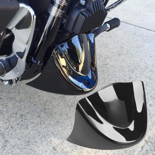 Glossy Black Front Spoiler Lower Chin Fairing Professional Engine Guard for FXDL FXD FXDB 06-17 Motorcycle Accessories