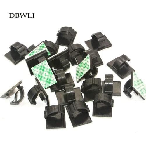 1000 Pack Blacik Adjustable Cable Tie Clips Adhesive Wire Clips tie mount Nylon Wire Clamps for Car, Home and Office
