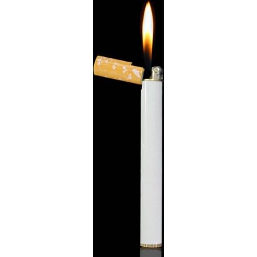 Creative Cigarette-shaped Butane Torch Lighter Mini Metal Cigarette Gas Lighter
