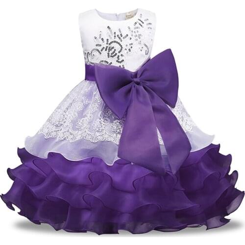 [4 colors 3-8Years]Summer Girls Dress Fashion Sleeveless Big bow Ball Gown Floral Dresses For Girls Children Princess Clothing