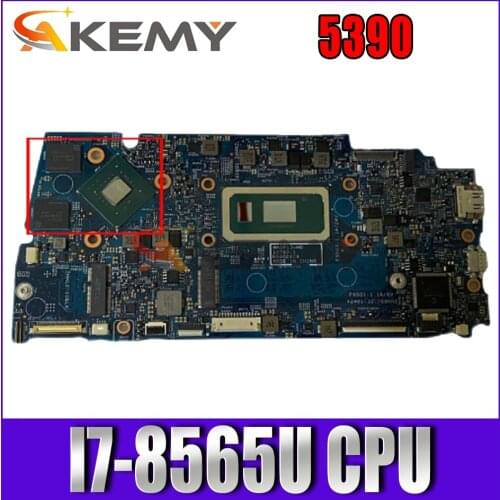 Akemy 5390 motherboard 18769-1 with I7-8565U CPU PM for DELL Vostro 5390 notebook motherboard mainboard JD4GM tested full 100