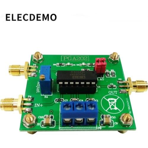 Data Acquisition Module PGA202 Module digital instrumentation amplifier digital programmable gain automatic adjustment circuit