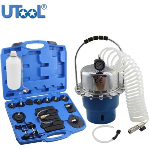 Pneumatic Pressure Bleeder Tool Set ProfessionalBrake And Clutch Bleeding System Tool Air Brake Bleeding Machine With Metal Tank
