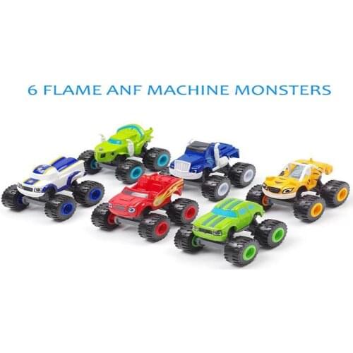 New Blaze Monster Machines Vehicle Toy Alloy Pull Back Big Wheel Childrens Toy Car Mini Car Model Racing Toy Childrens Toy Car