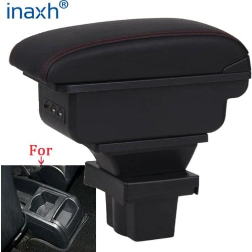 For Skoda Octavia Armrest box For Skoda Yeti Mk2 2005-2012 Car Armrest Retrofit parts Storage box car accessories USB