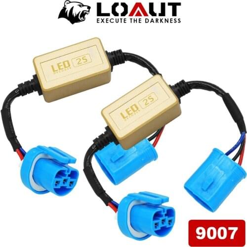 LOAUT Canbus Wire No Error! No Noise! Decoder H1 H3 9005 9006 9012 H4 LED H7 Car Light H8 H9 H11 H13 9007 H16 for HID Headlight