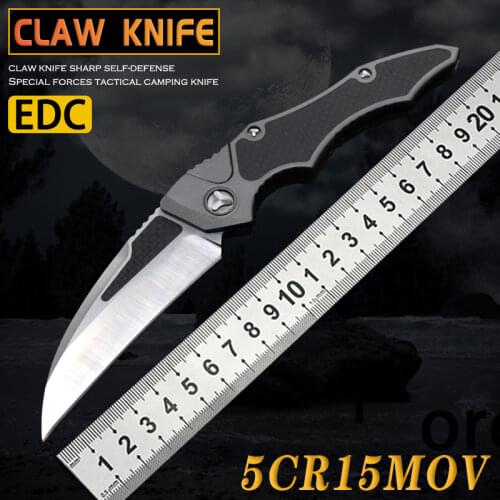 Selling new 5CR15 blade folding knife self-defense knife outdoor camping hunting tactics fishing fruit knife EDC utility tool