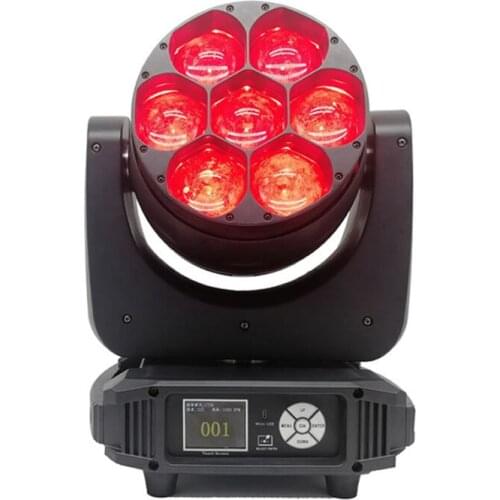 Super bright 7x40w RGBW 4in1 LED zoom wash moving head DMX bee eyes beam dj lights Colorful effects stage lighting projector