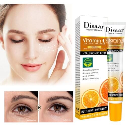 VC Eye Serum Anti Puffiness Eye Cream Instant Remove Dark Circles Eye bags Firming Eye Skin Anti Wrinkle Anti Age Essence