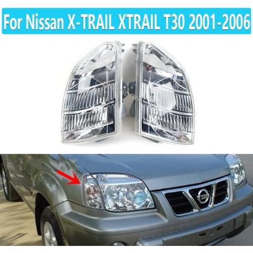 Car Front Bumper Corner Turn Signal Lamp Headlight Marker Light For Nissan X-TRAIL XTRAIL T30 2001 2002 2003 2004 2005 2006
