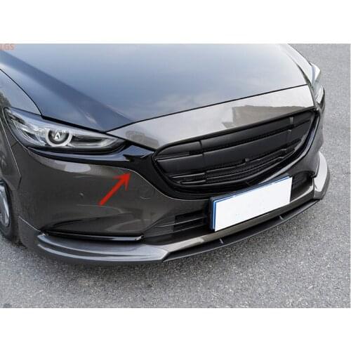 High-quality ABS Chrome front grille decorative strip anti-scratch protection car accessories For Mazda 6 ATENZA 2017-2021