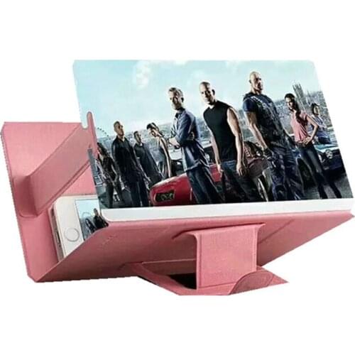 3D leather mobile phone video amplifier 8 inch HD eye protection treasure creative new lazy bracket magnifying glass video eye