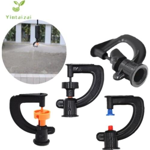50pcs Automatic Irrigation Sprayer Garden Gardening Micro Sprinkler Equipment Greenhouse Rotating Atomization Nozzle
