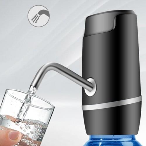 Drinking Water Pump USB Charge Automatic Electric Water Bottle Switch Dispenser for Household Kitchen Helping Decor