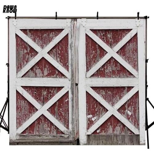 DAWNKNOW Wood Door Fotografia Background For Wedding Photography Backdrop For Children Photo Shoot Photocall lv1010