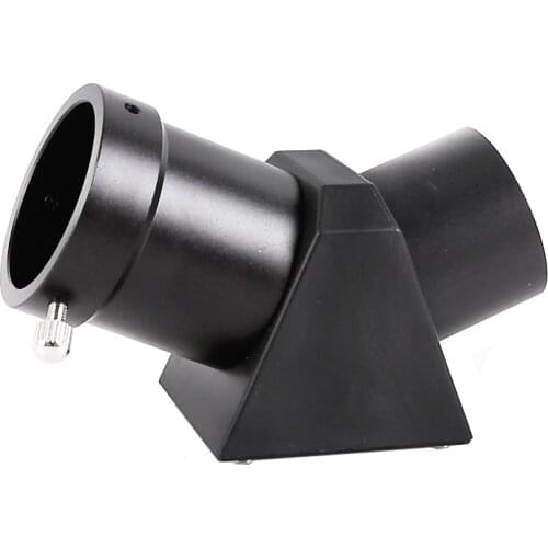 1.25inch Zenith Mirror 45 Degree Erecting Prism Alloy Diagonal Adapter Corner Mirror for Astro Telescope Eyepiece Accessories