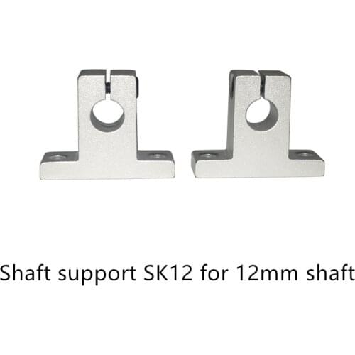 SK12 12mm linear bearing rail shaft support XYZ Table CNC Router SH12A