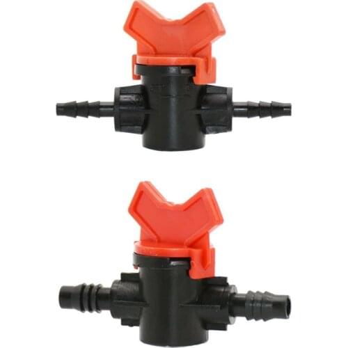 Drip irrigation 1/4" Garden tap 3/8" Water valve 4/7 garden hose irrigation valve 8/11 2-way waterstop Connector fittings 1 pcs