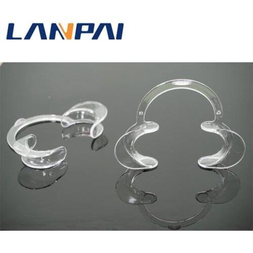Lanpai 2pcs Dental Intraoral C-Shape Avtoclave Mouth Opener Lip Retractors Dentistry Materials