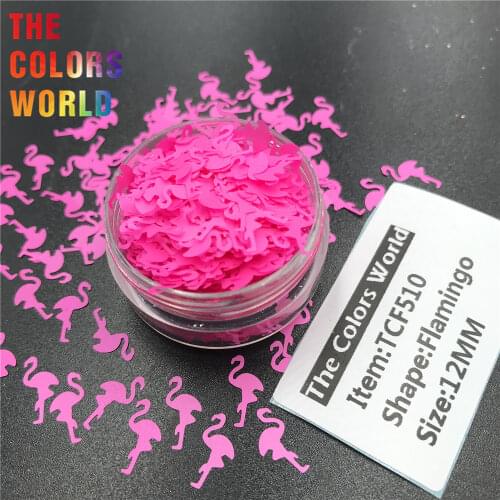 TCT-334 Flamingo Summer Nails Glitter Nail Art Decoration Face Paint Tattoo Home Decoration Tumblers Crafts Festival Accessories