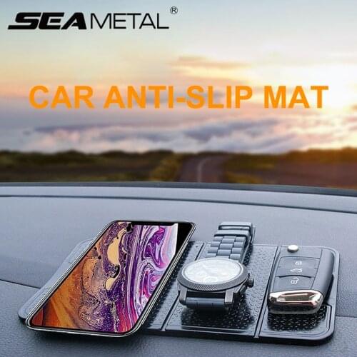 205x118mm Car Dashboard Sticky Anti-Slip Mat Waterproof Non-Slip Gel Pad for Phone Sunglasses Auto Interior Accessory Car Goods