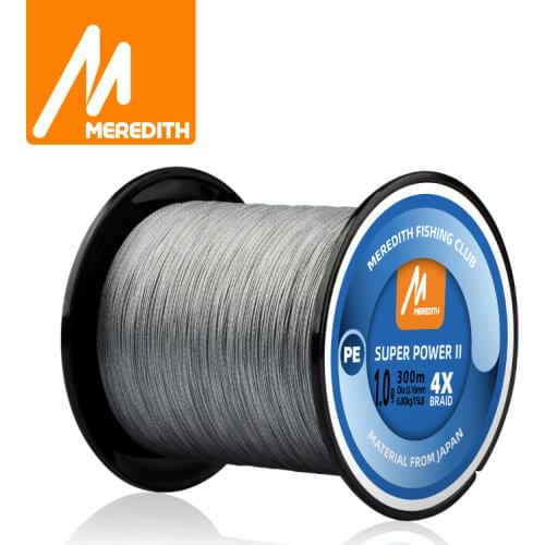 MEREDITH 4 Strands Braided PE Fishing Line 100M 300M 500M 15-80LB Multifilament Smooth Fishing Line For Fishing Lure Bait