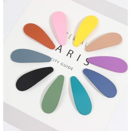 Fashion Cute Acrylic Hair Pins for Women Headwear Snap Hair Clips Girls Hair Clip BB Hair Pin Hair Jewelry Accessories