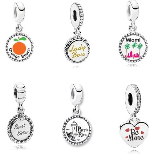 New Fashion Be Mine Lady Boss Dangle Sister, Goahzikl Puerto Rico Flag Pendant Charm DIY Original Ladies Jewelry Gift