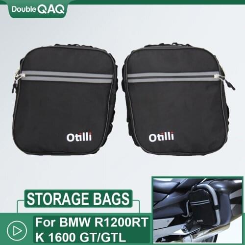 NEW Motorcycle Back Crashbars For BMW R 1200 RT K 1600 GT/GTL R1200RT Crash Bar Bags Frame Bag Storage Bags