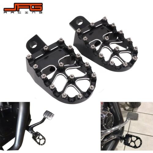 Motorcycle CNC Foot Pegs Footpeg Pedals Foot Rests For Harley Davidson Dyna FLTRX FLHTCUL FLHTKL Sportster 883 XL883 XL1200