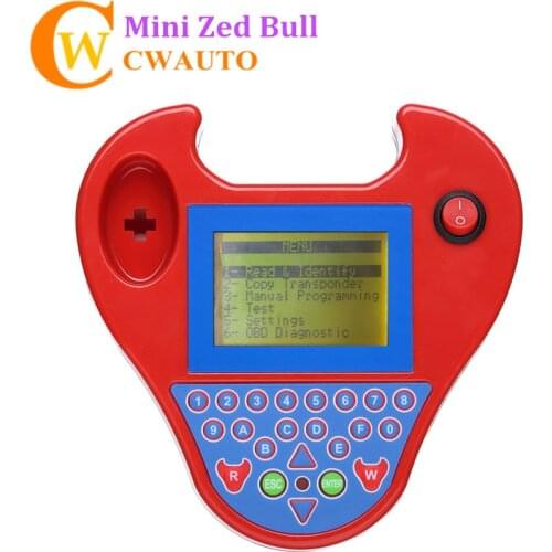 Zed-bull Mini Type ZedBull V508 Auto Key Programmer Smart OBDII Mini Zed Bull Key Transponder Read Pin Pin Code