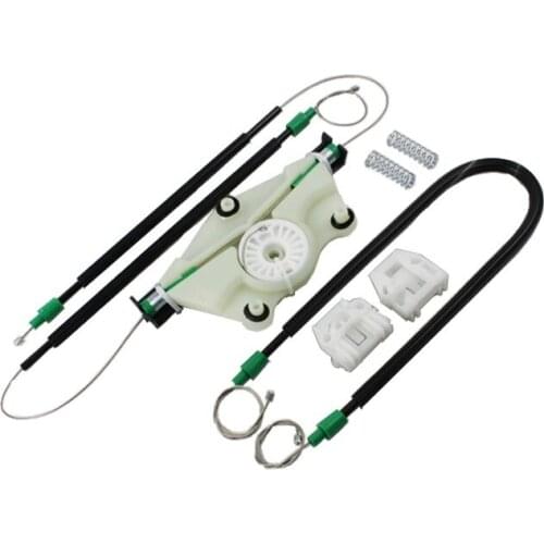 FOR VW NEW BEETLE WINDOW REGULATOR REPAIR KIT FRONT LEFT SIDE CABLE CLIPS NEW BRAND SET ,ISO9001 FREE SHIPPING