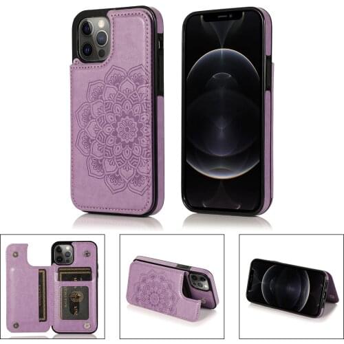 Retro Cases For iPhone 12 Mini 12 Pro Max 11 Pro Max XR Multi Card Holder Wallet Case Shockproof PU Flip Leather Phone Cover