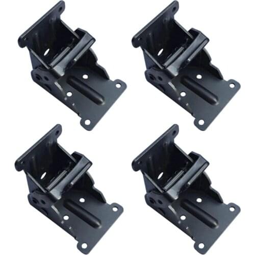 4 Pack Lock Extension Table Bed Leg Feet Steel Folding Foldable Support Bracket Screw Chair hinges Furniture Hinges