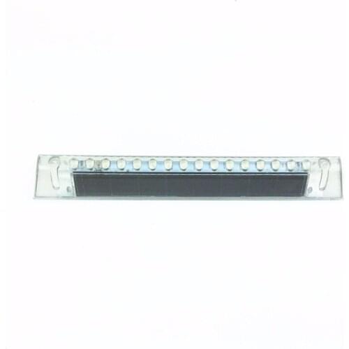 STARPAD For Auto Accessories Glass Suction Lamps Anti-Follow-End LED Flashing Network Decorative Light Bar 21 cm