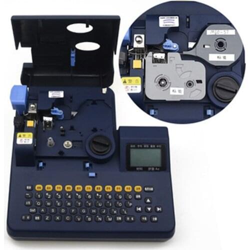 Heat Shrinkable Tube Electronic Lettering Machine PVC Tube Printer shrinkable cable ID Printer Wire Marking Press Machine