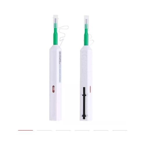 High Quality LC/SC/FC/ST One-Click Cleaner Tool 1.25mm and 2.5mm Fiber Optic Cleaning Pen 800 Cleans Fiber Optic Cleaner