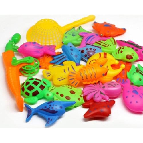 15Pcs/Set Simulated Magnetic Fishing Tools Set Baby Early Learning Puzzle Toy