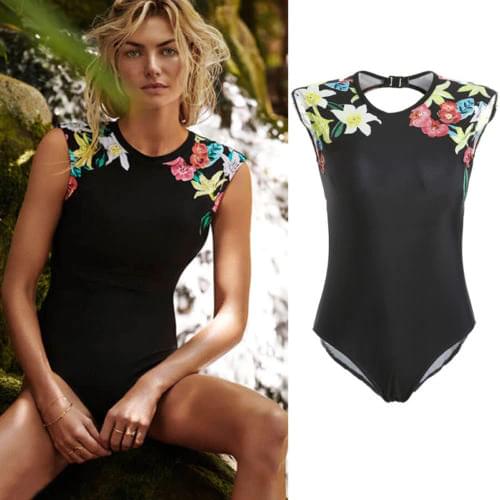 2018 Summer Women One-Piece Push Up Bikini Bandage Monokini Swimsuit Bathing Swimwear Size S-XL