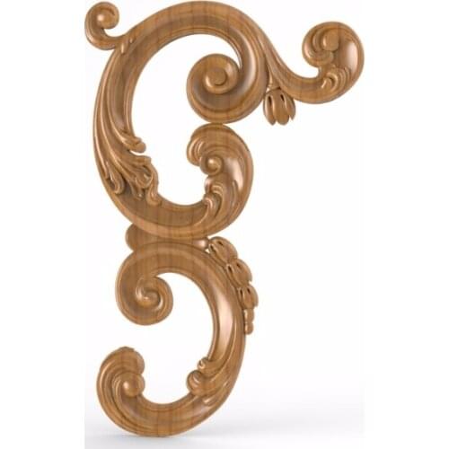 3d STL Furniture Decor Decoration Collection for CNC Router Engraver Machine Relief Artcam D034