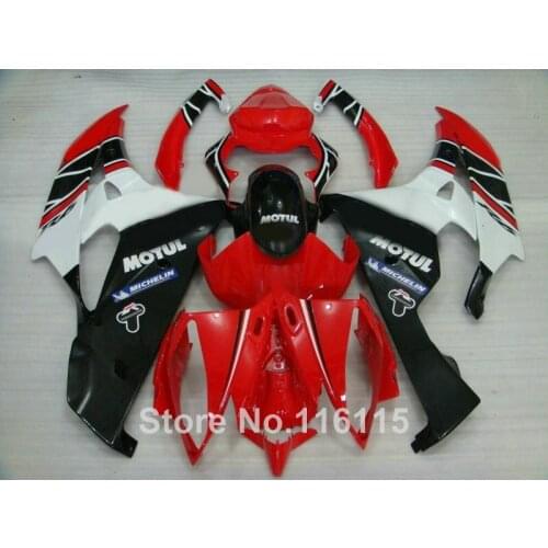 ABS fairing kit for yamaha r6 injection molding 2006 2007 white black red fairings set YZF-R6 06 07 NB075