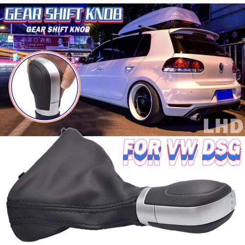 Automatic DSG Gear head Gear DSG Shift Knob Lever Cover Dust cover For VW Golf 6 Jetta MK6 EOS MK5