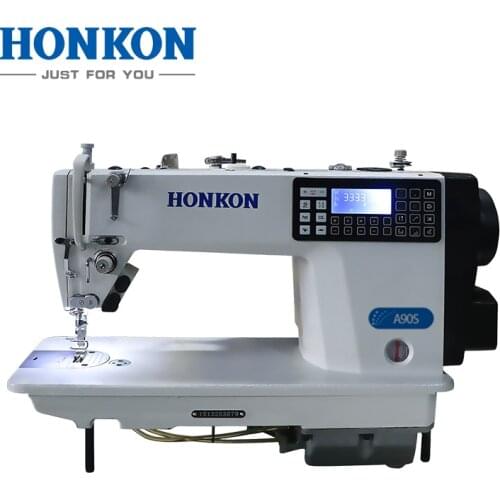 HK-A90S Computerized lockstitch sewing machine with double step servo motor Multi-function operation to meet various needs