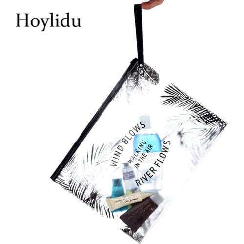 Прозрачные косметички Hoylidu China At AliExpress