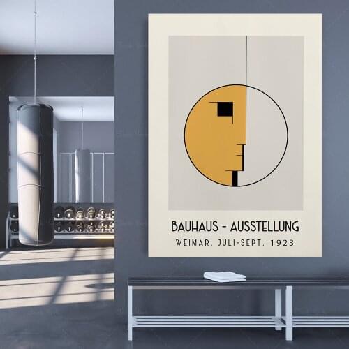Bauhaus Art Exhibition poster, Bauhaus Exhibition print, Herbert Bayer poster, Bauhaus Print, Walter gropius, Bauhaus art exhibi